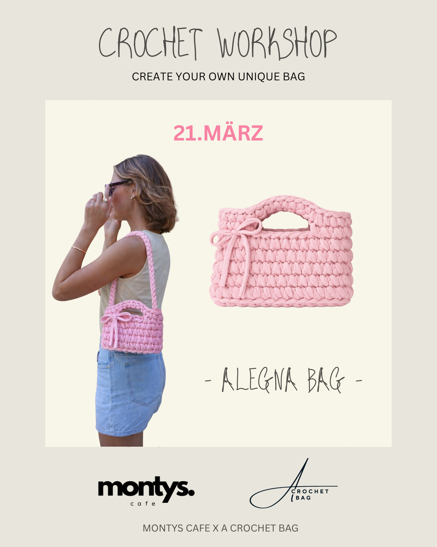 CROCHET & CAFÉ ✨ Workshop 21. Februar + März •PALMA•