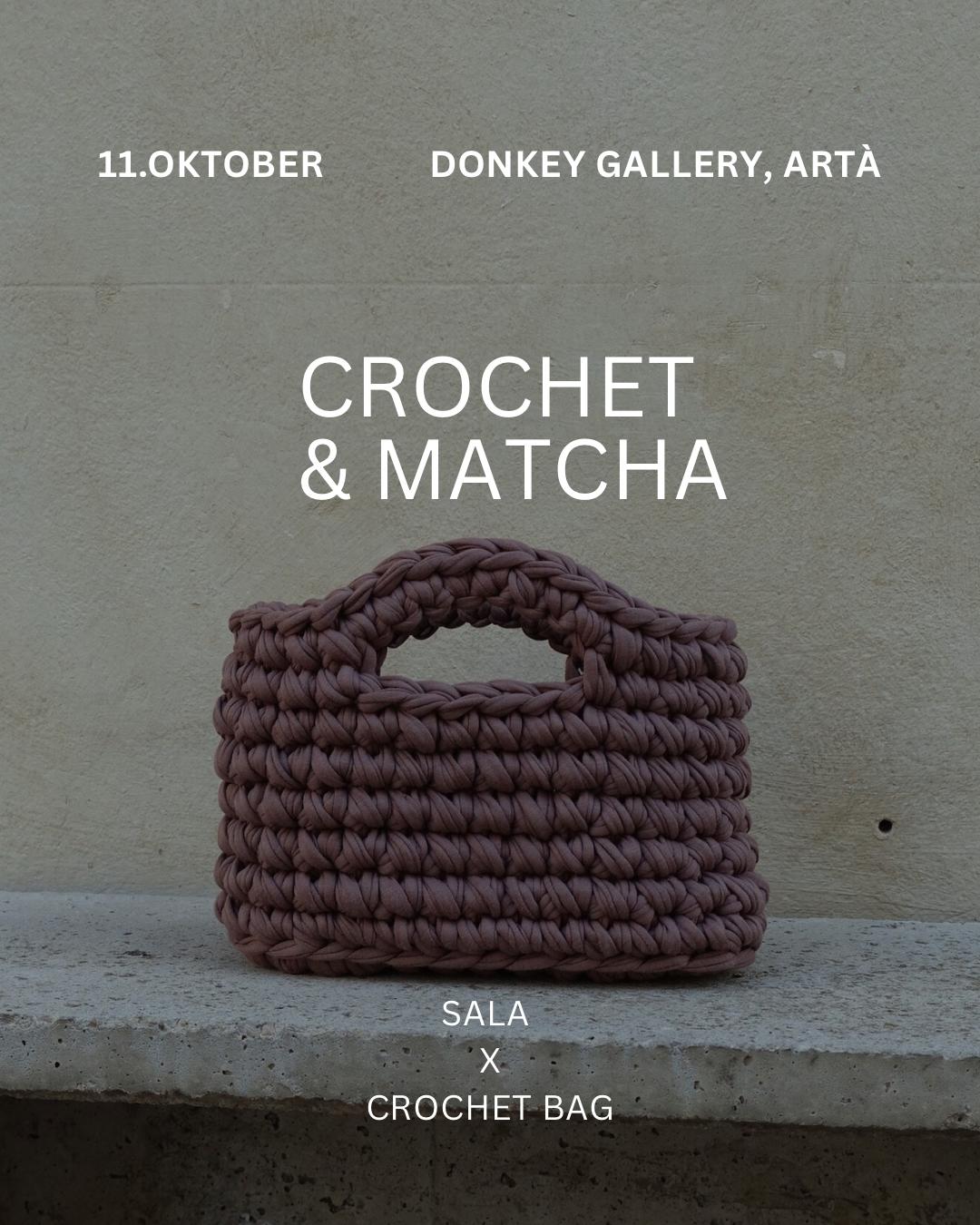 Crochet & Matcha 🍵 Workshop 11.10.2025                           •ARTÁ•