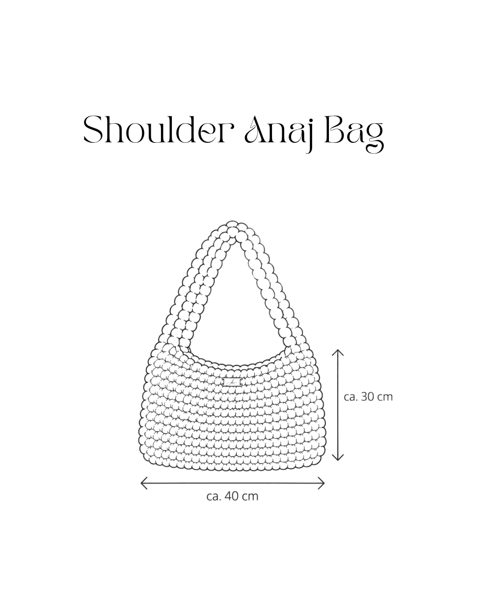 SHOULDER ANAJ BAG CUSTOM ORDER
