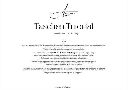 ALEGNA BAG - Tutorial
